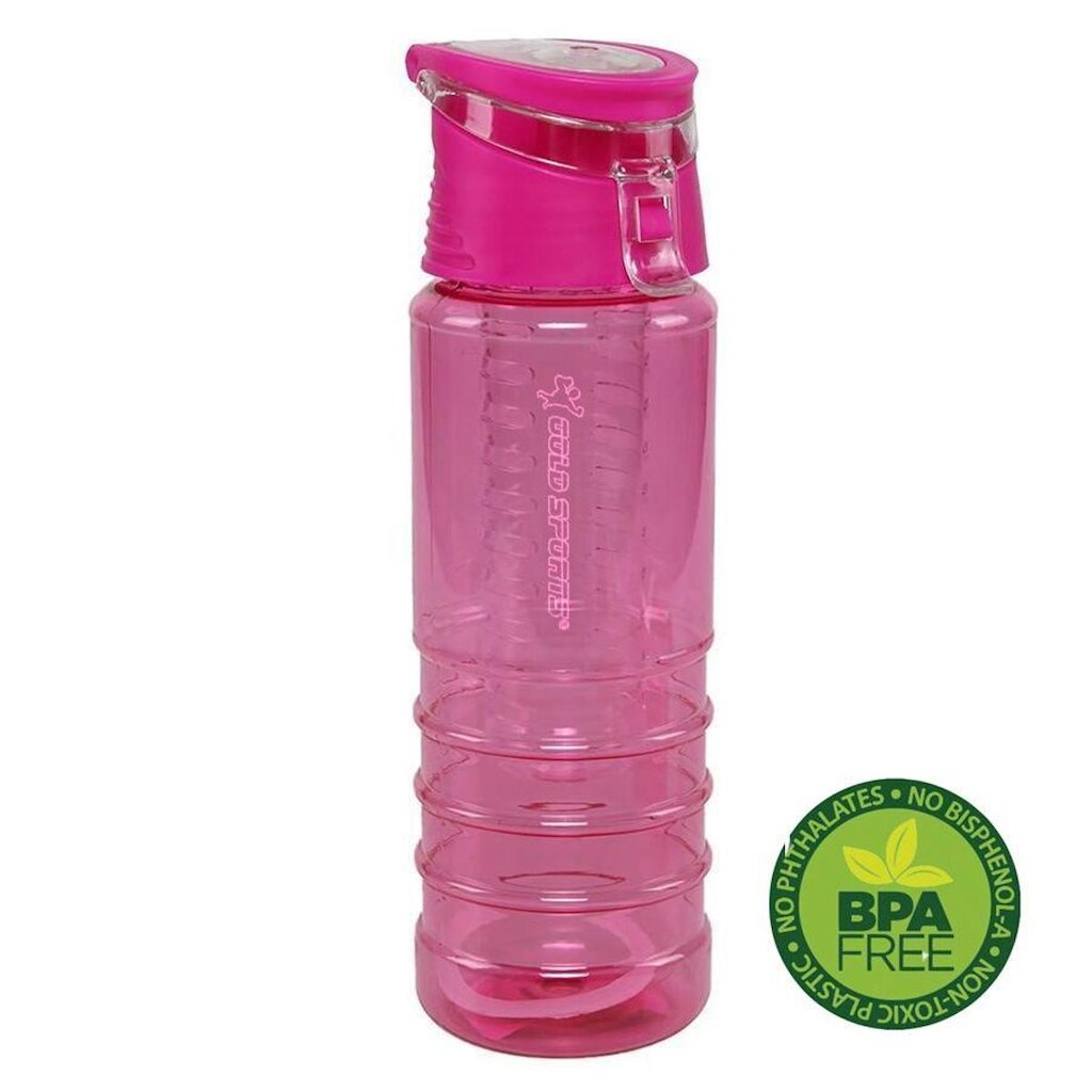 Garrafa Squeeze Gold Sports Gym Com Infusor - 800ml
