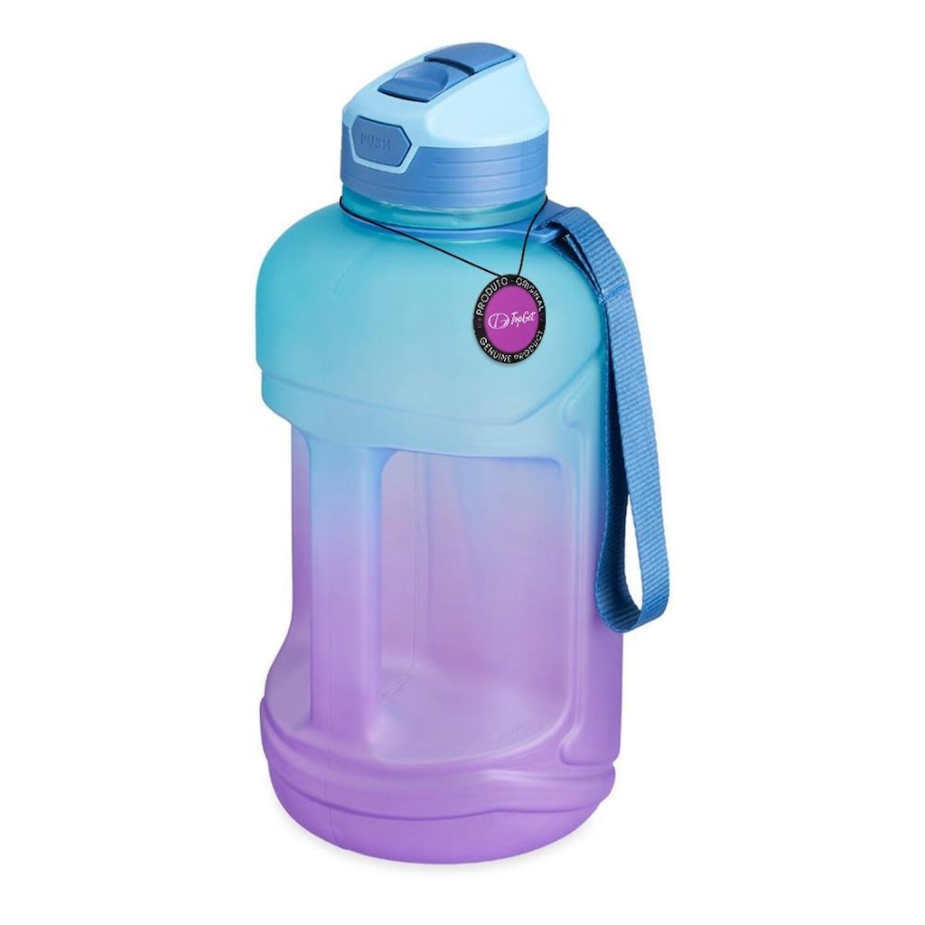 Garrafa Squeeze Motivacional 2,2 Litros Jumbo TopGet
