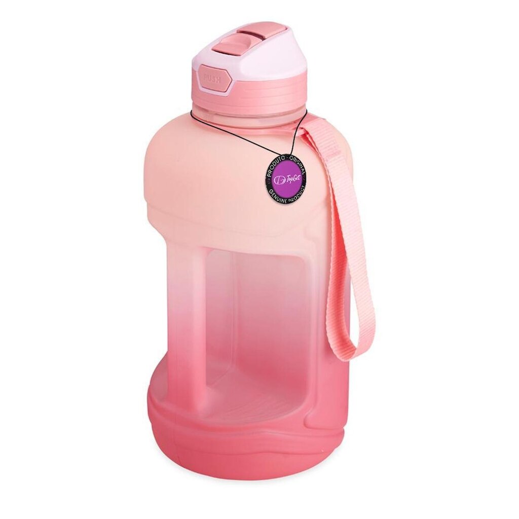 Garrafa Squeeze Motivacional 2,2 Litros Jumbo TopGet