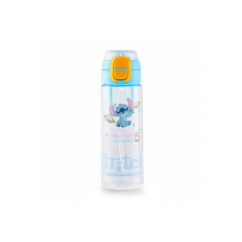 Garrafa Stitch Escolar Robusta Infantil Antivazamento Disney