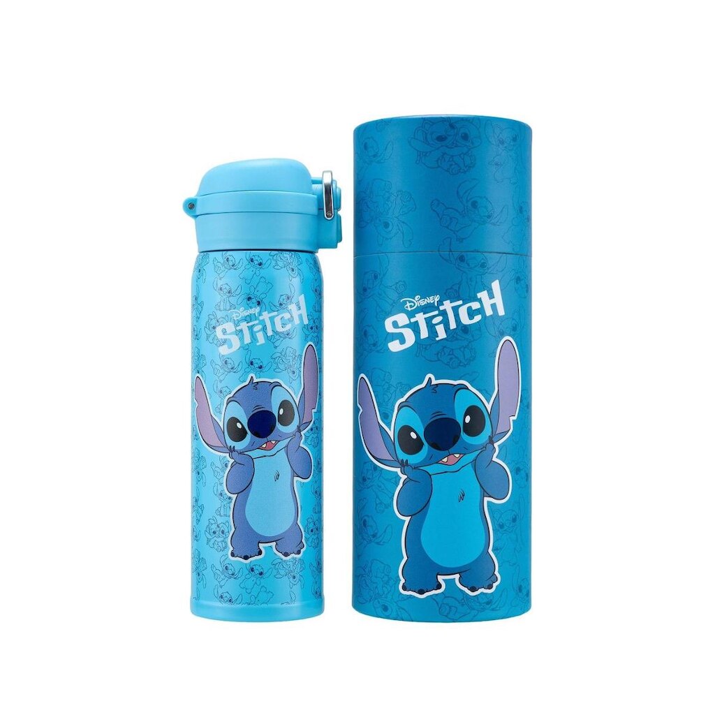 Garrafa Stitch Suco 500 ML Resistente Agua disney
