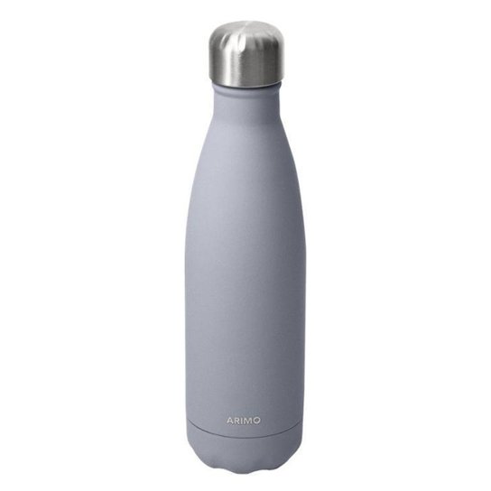Garrafa Térmica 500 ml Frio 24h / Quente 12h Insulada a Vácuo Parede Dupla Arimo - Cinza é ruim? Garrafa Térmica 500 ml Frio 24h / Quente 12h Insulada a Vácuo Parede Dupla Arimo - Cinza é boa?