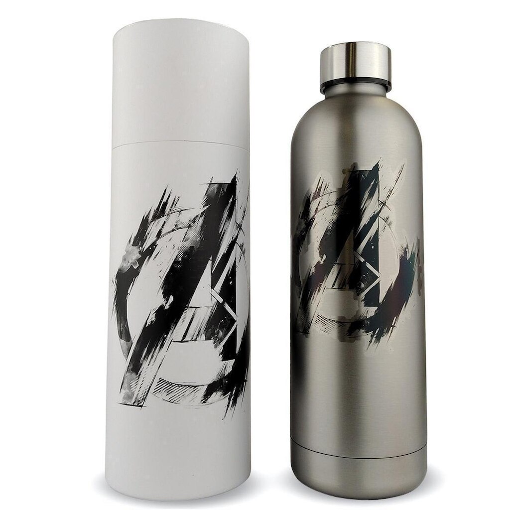 Garrafa Térmica Avengers Marvel de Inox 750ml Resistente Original Design Moderno