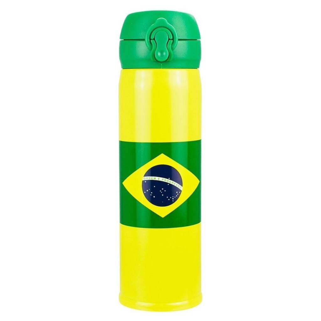 Garrafa Térmica Brasil Amarelo 420ml
