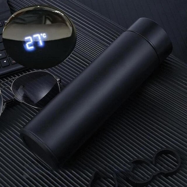 Garrafa Térmica com Indicador e Sensor de Temperatura LED