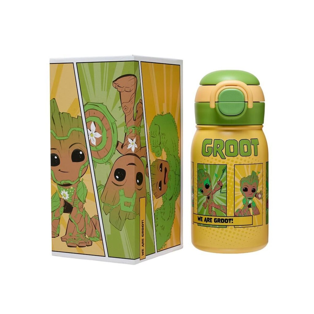 Garrafa Térmica Disney Groot Inox Bocal Duplo 500ML
