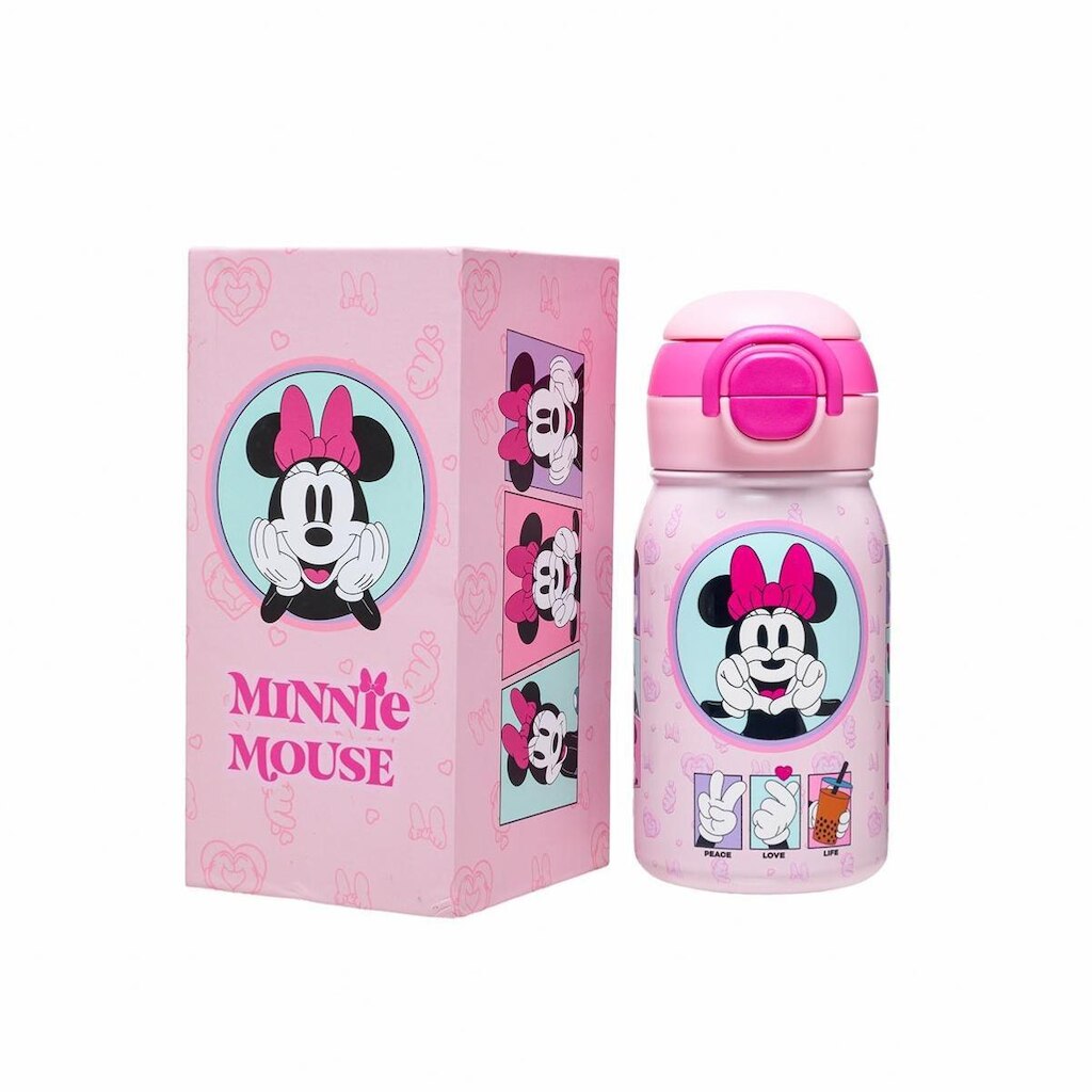 Garrafa Térmica Disney Minnie Inox Bocal Duplo 500ML