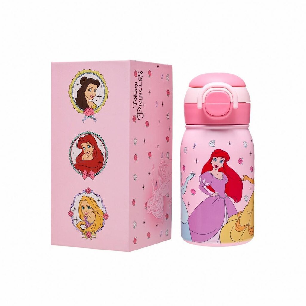 Garrafa Térmica Disney Princesas Inox Bocal Duplo 500ML