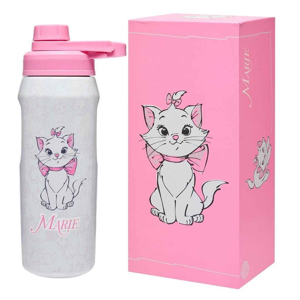 Garrafa Térmica Gatinha Marie 550ml Inox Original Disney