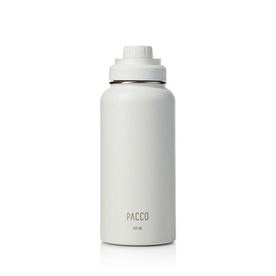 Garrafa Térmica Hydra Branca 950ml Pacco - Branco
