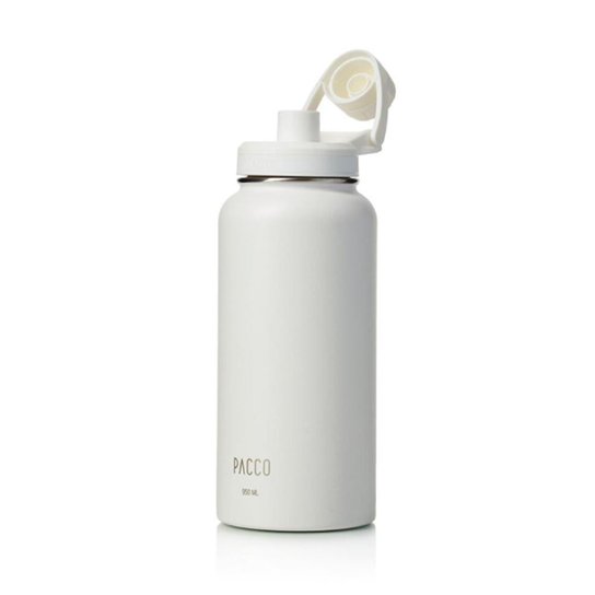 Garrafa Térmica Hydra Branca 950ml Pacco - Branco