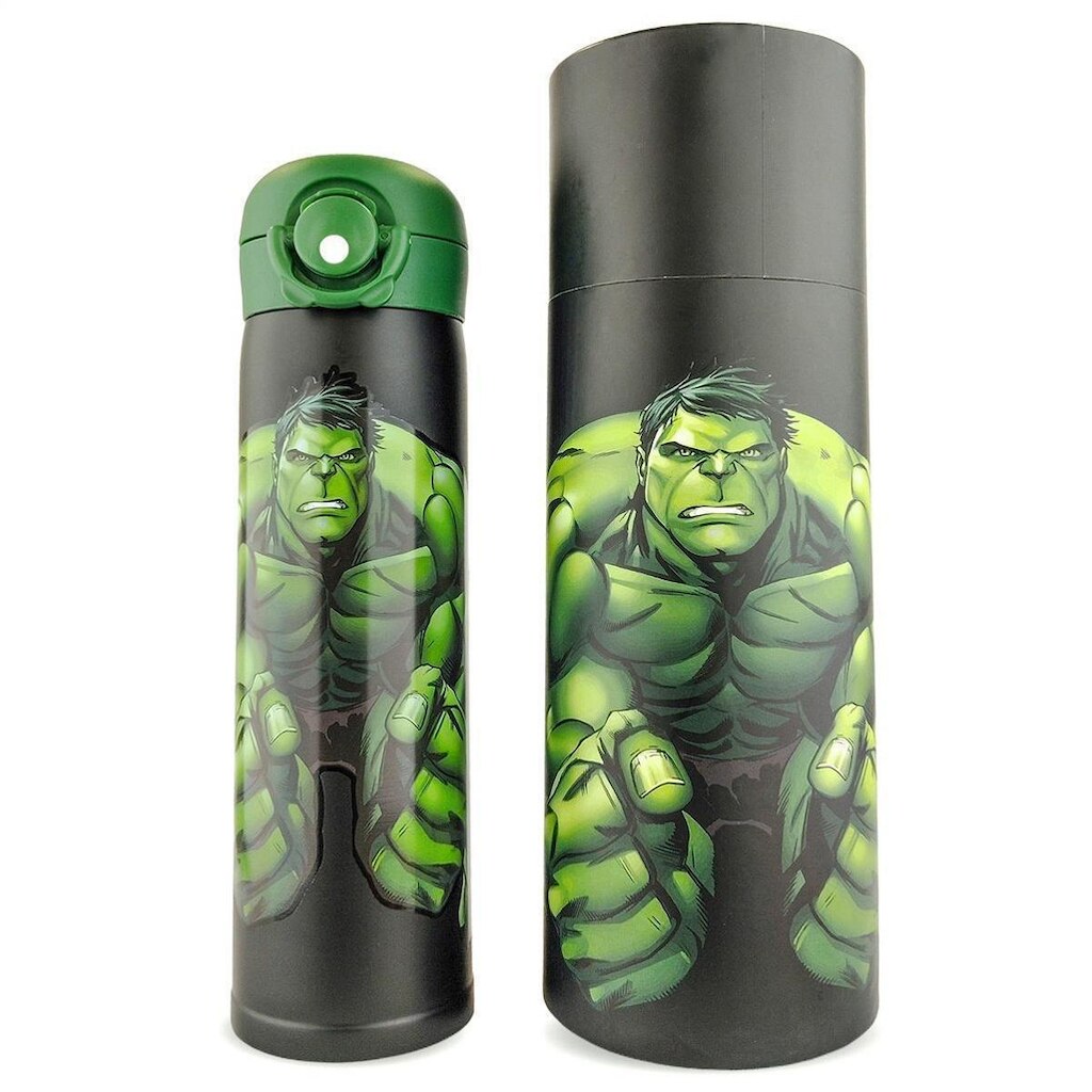 Garrafa Térmica Inox 500ml Hulk Marvel