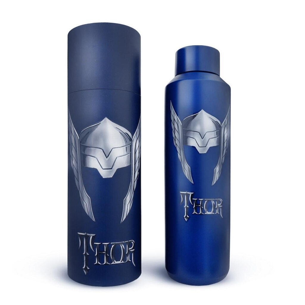 Garrafa Térmica Thor 600ml Capacete Resistente Marvel