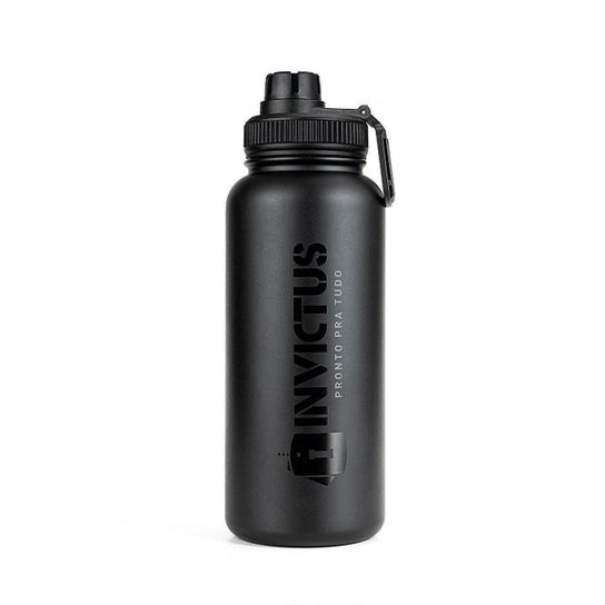 Garrafa Térmica Warrior 2.0 950ml - Invictus - Preto Menor preço em Garrafa Térmica Warrior 2.0 950ml - Invictus - Preto