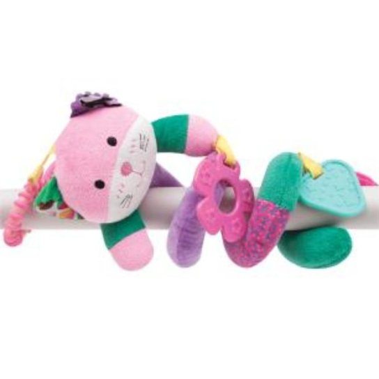 Gatinho Mola Happy Zoo Buba Baby - Rosa+Verde