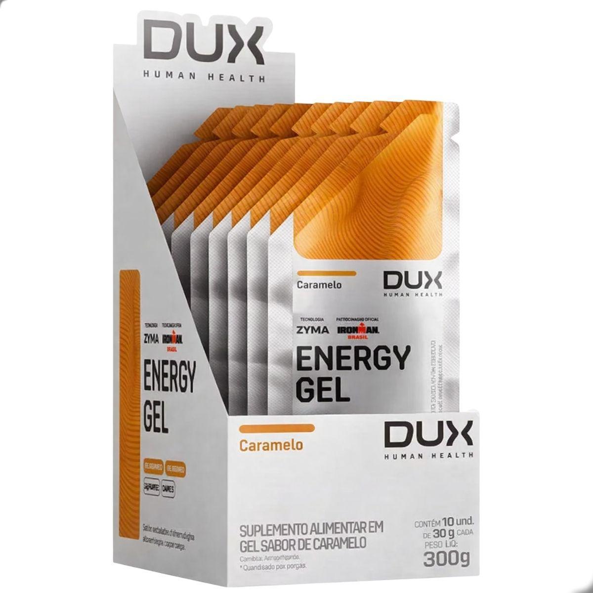Gel de Carboidrato Energy Sem Cafeina 10 Sachê 30g Dux Nutrition