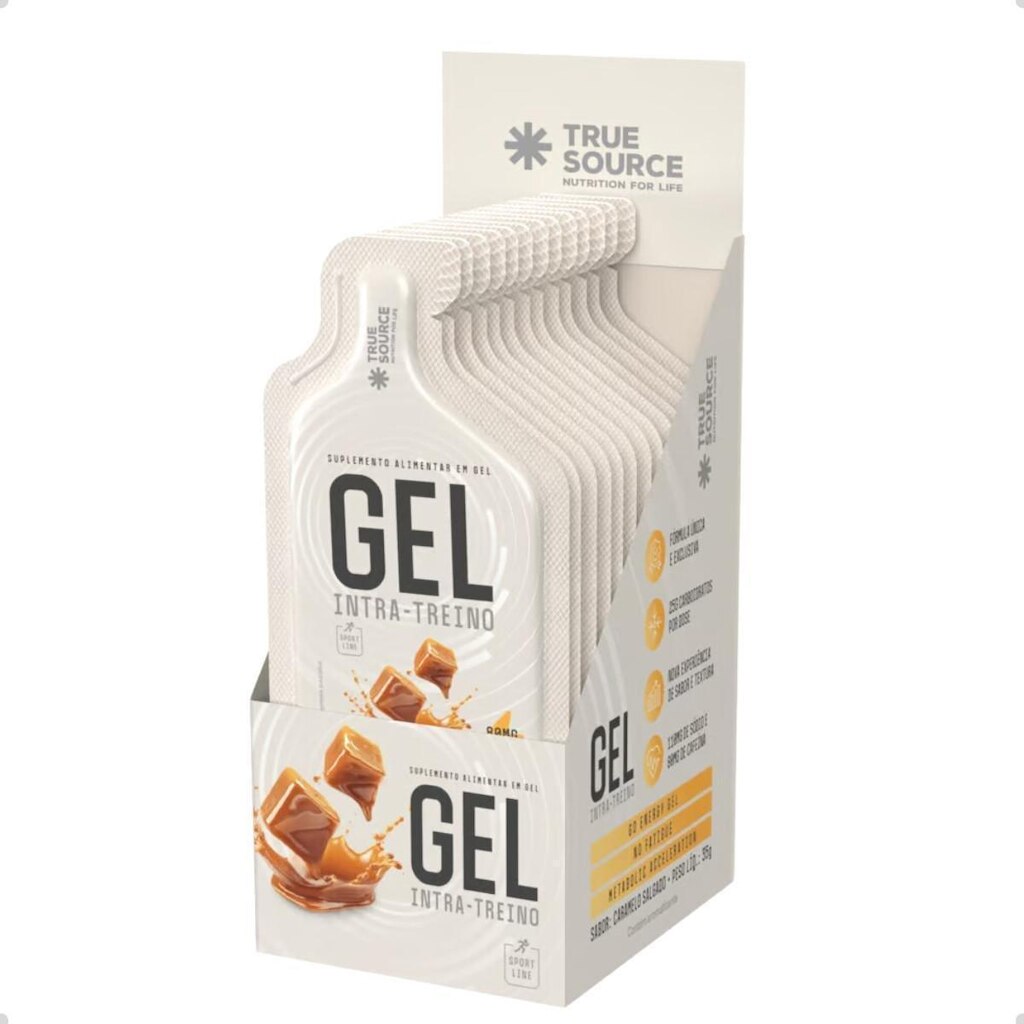 Gel Intra Treino 80mg Cafeina 35g 10 Sache True Source