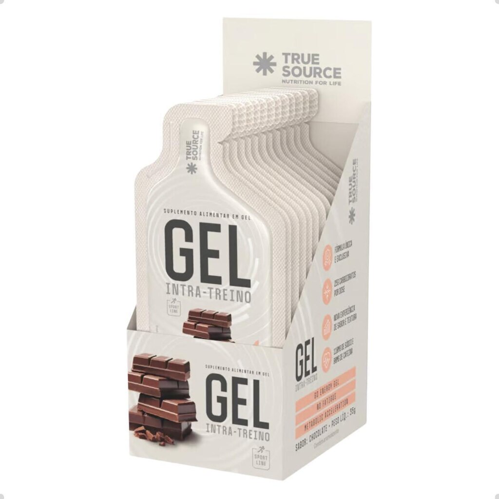 Gel Intra Treino 80mg Cafeina 35g 10 Sache True Source