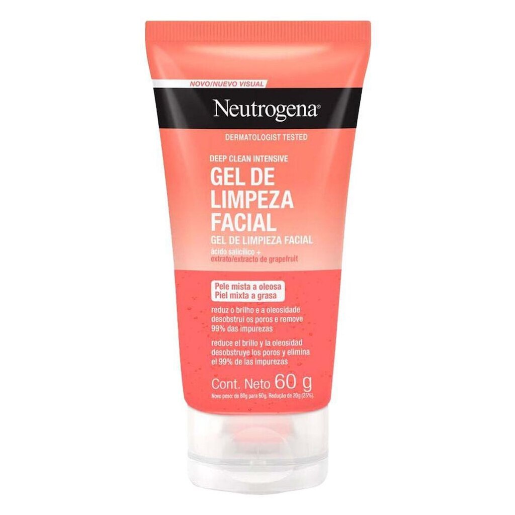 Gel Limpeza Deep Clean Neutrogena Grapefruit 60g