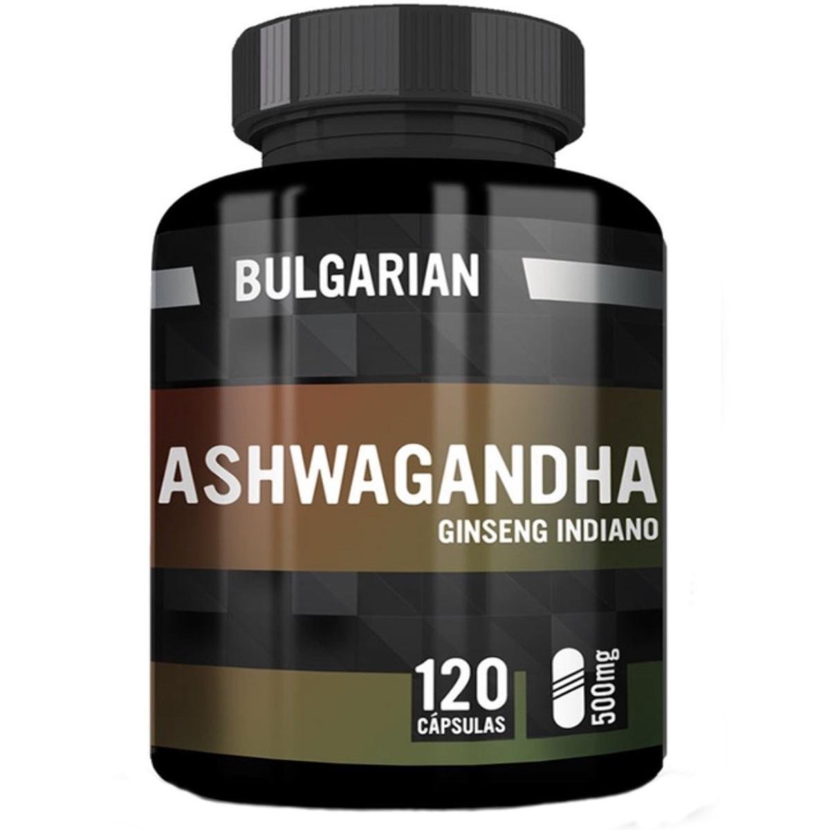 Ginseng Indiano Ashwagandha 500 Mg 120 Caps Importado - Bulgarian Menor preço em Ginseng Indiano Ashwagandha 500 Mg 120 Caps Importado - Bulgarian