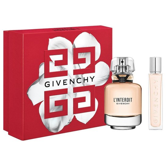 Givenchy L'Interdit Kit – Perfume Feminino EDP + Travel Spray Kit - Incolor Menor preço em Givenchy L'Interdit Kit – Perfume Feminino EDP + Travel Spray Kit - Incolor