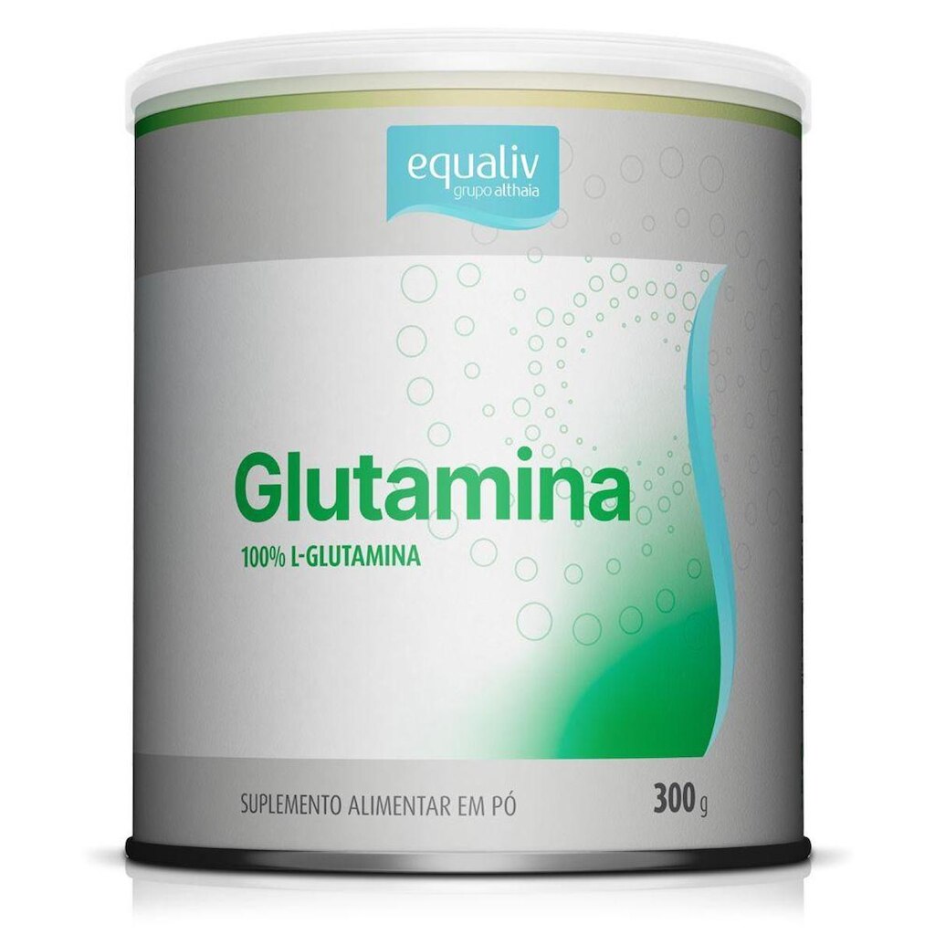 Glutamina 100% L-Glutamina 300g - Equaliv