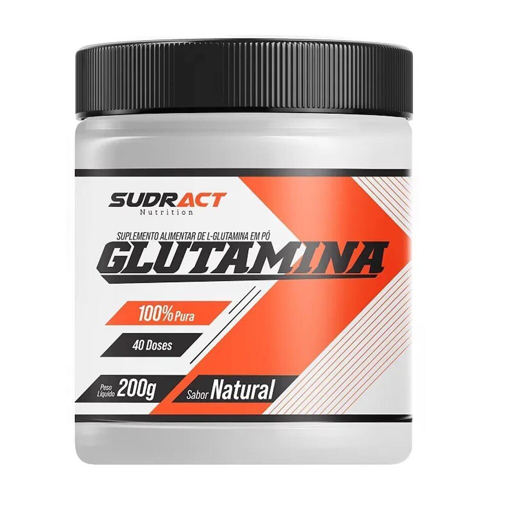 Glutamina - 200g Natural - Sudract Nutrition