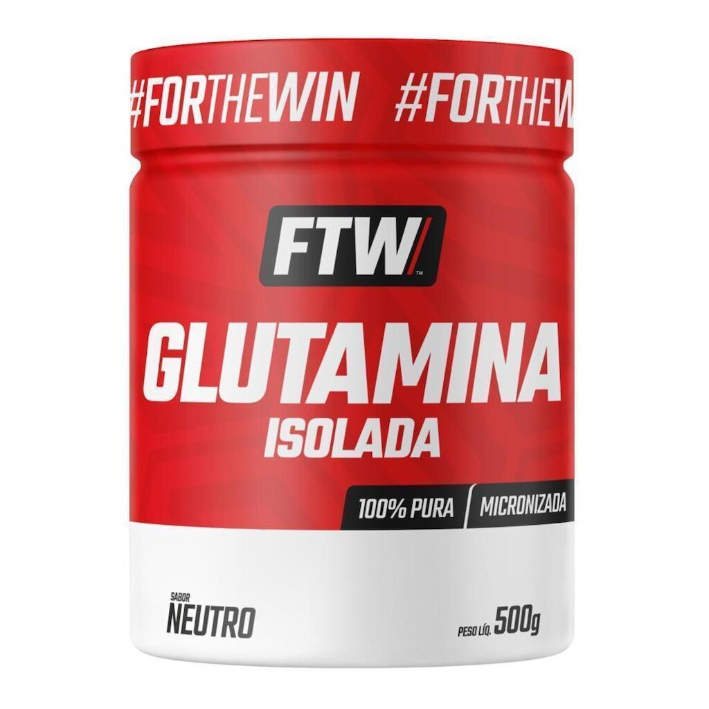 Glutamina Micronizada Isolada 500g FTW