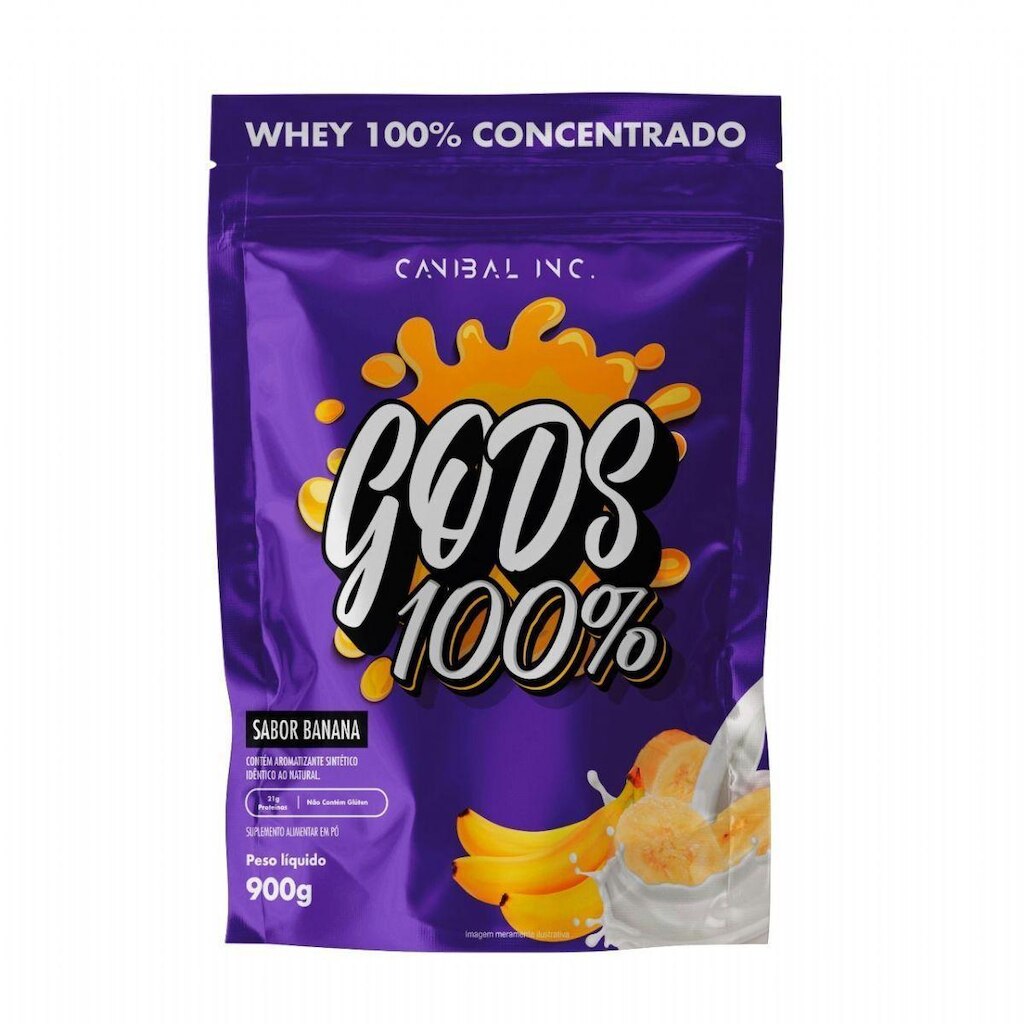 Gods 100% - 900g Refil Banana - Canibal