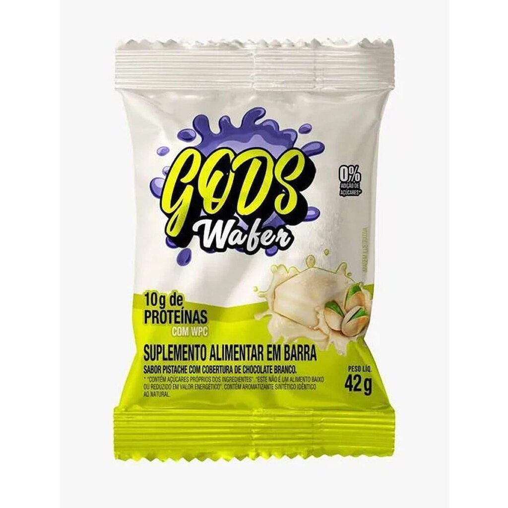 Gods Wafer - 1 Unidade de 42g Pistache - Canibal