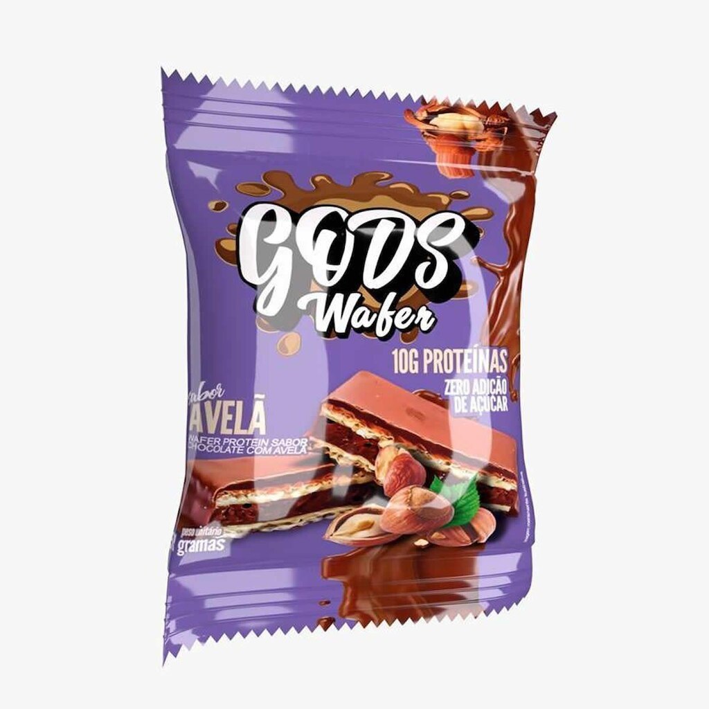 Gods Wafer  - 1 Unidade de 51g Avelã - Canibal
