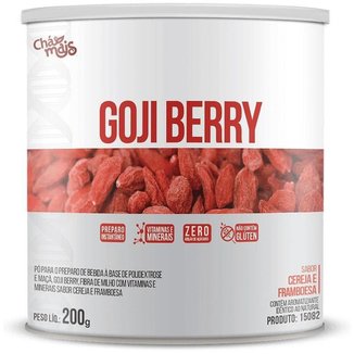 Goji Berry Solúvel 200g da Chá Mais Sabor Cereja e Framboesa