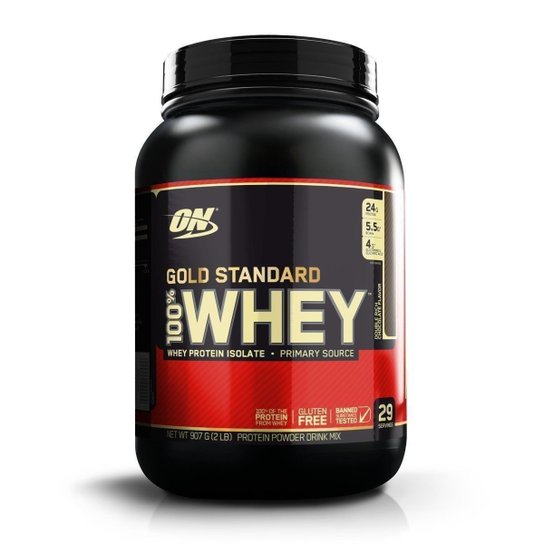 Gold Standard 100% Whey 900g - Optimum Menor preço em Gold Standard 100% Whey 900g - Optimum