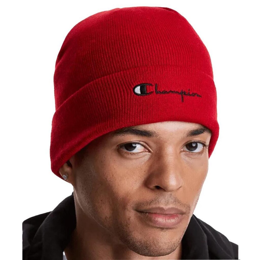 Gorro Champion Beanie With Cuff Vermelho