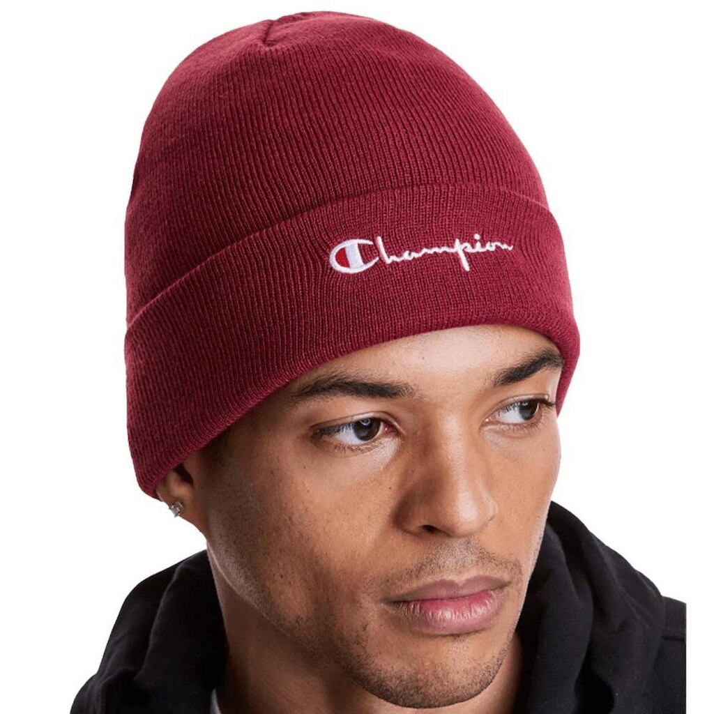 Gorro Champion Beanie With Cuff Vermelho