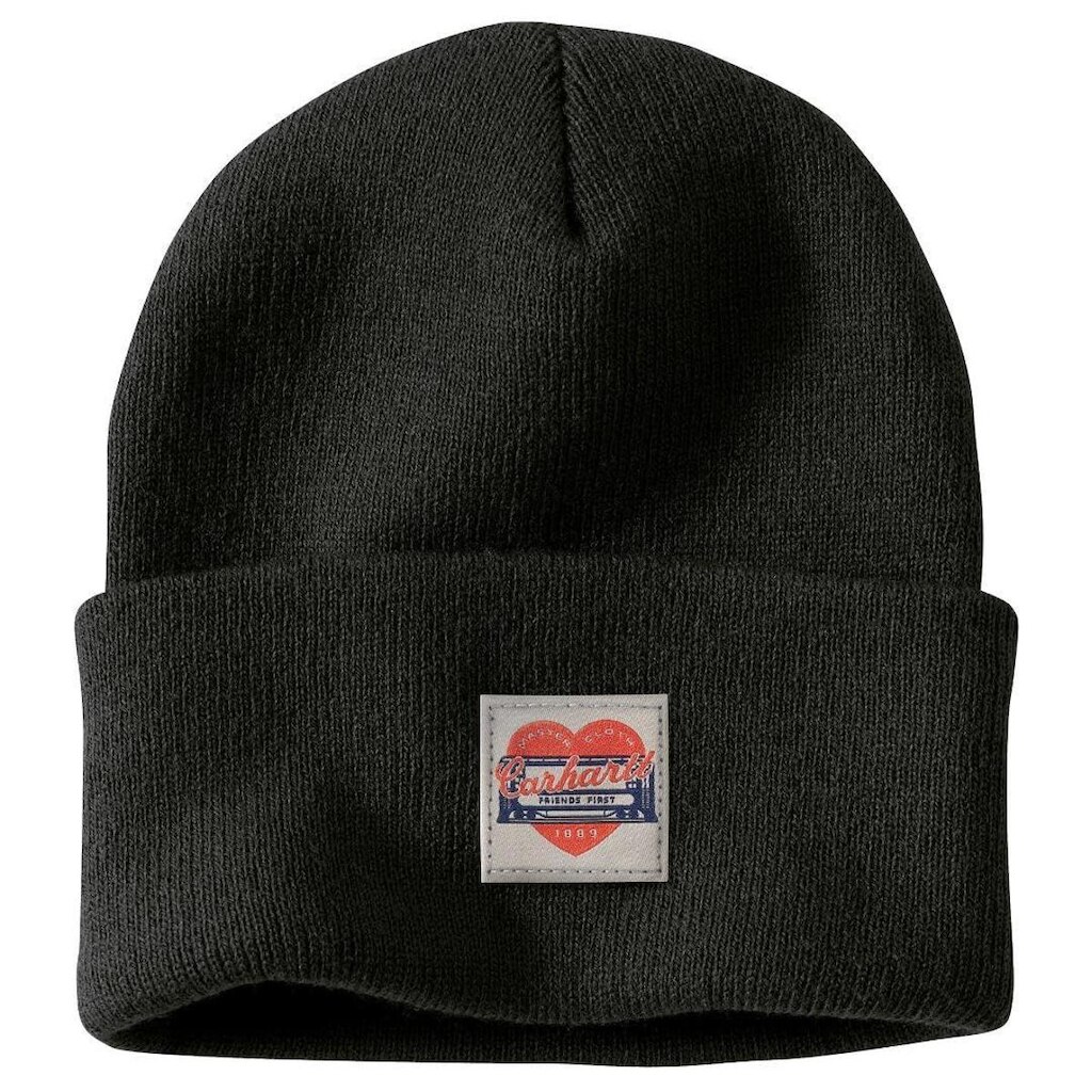 Gorro de Tricô Feminino Carhartt HEART PATCH