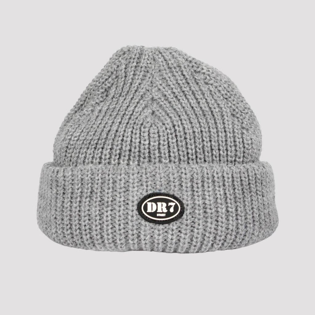Gorro DR7 Street Logo Circle - Cinza