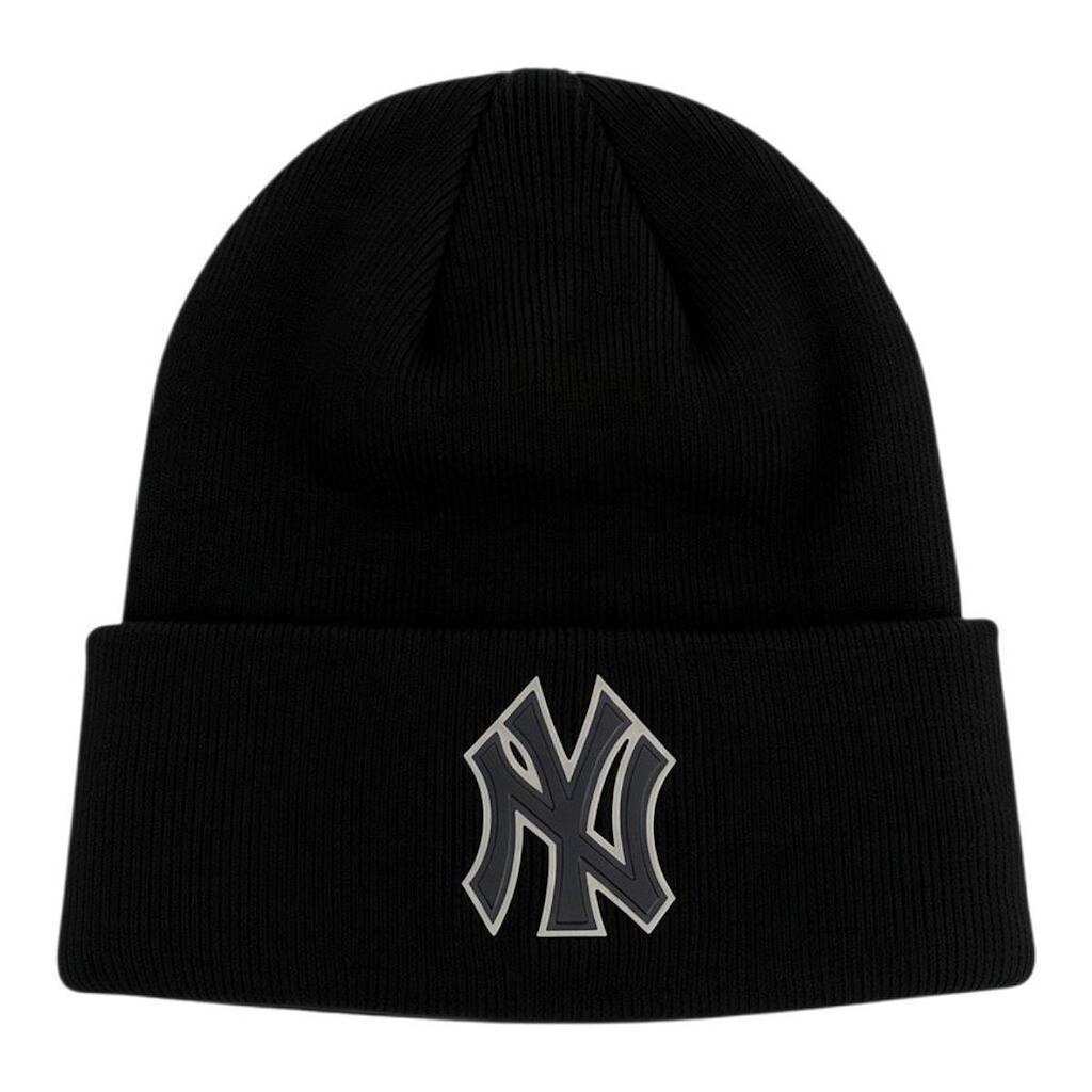 Gorro New Era Knit Chrome New York Yankees Masculino Preto