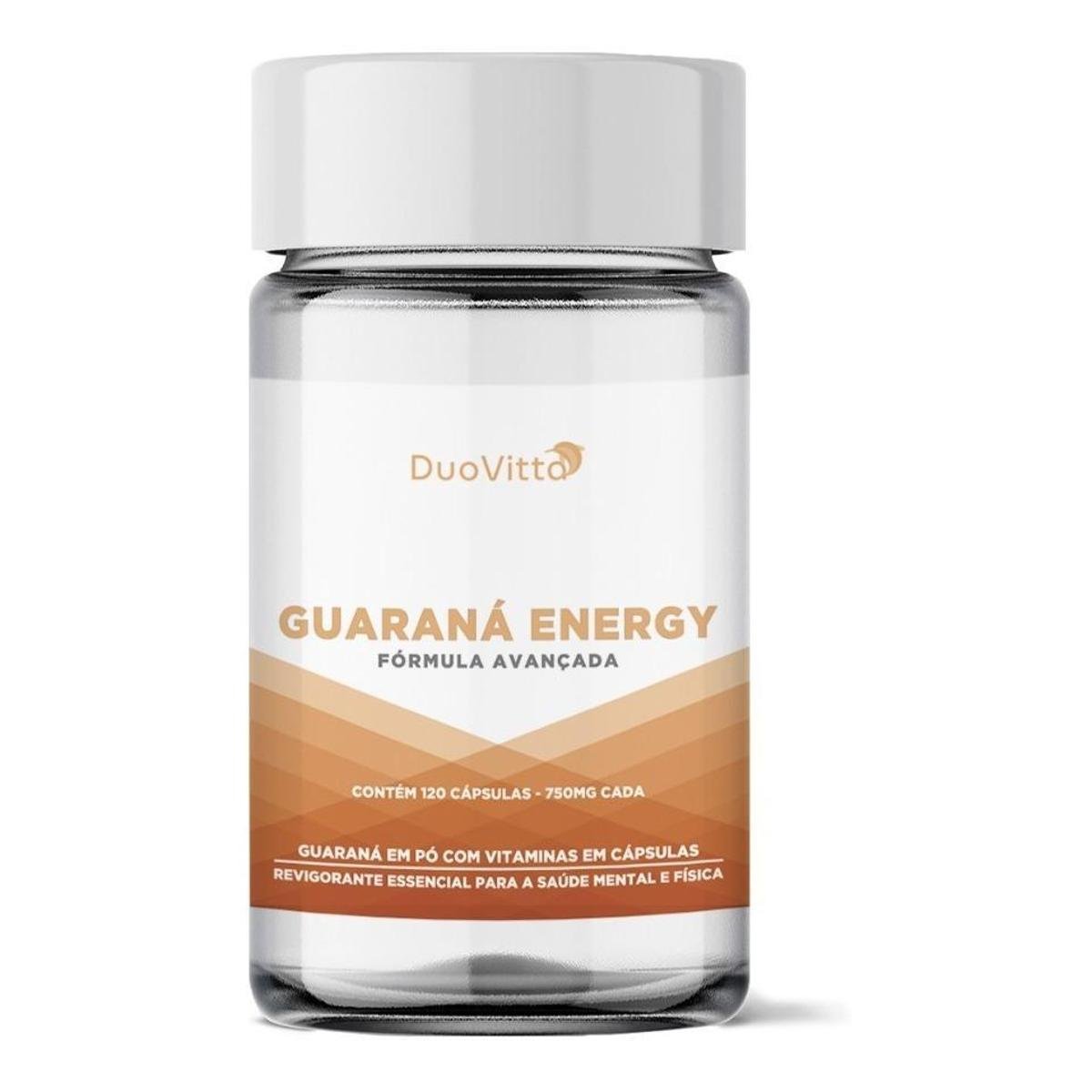 Guaraná Energy 750mg + Energia E Disposição Duovitta 120 Cap - N/A