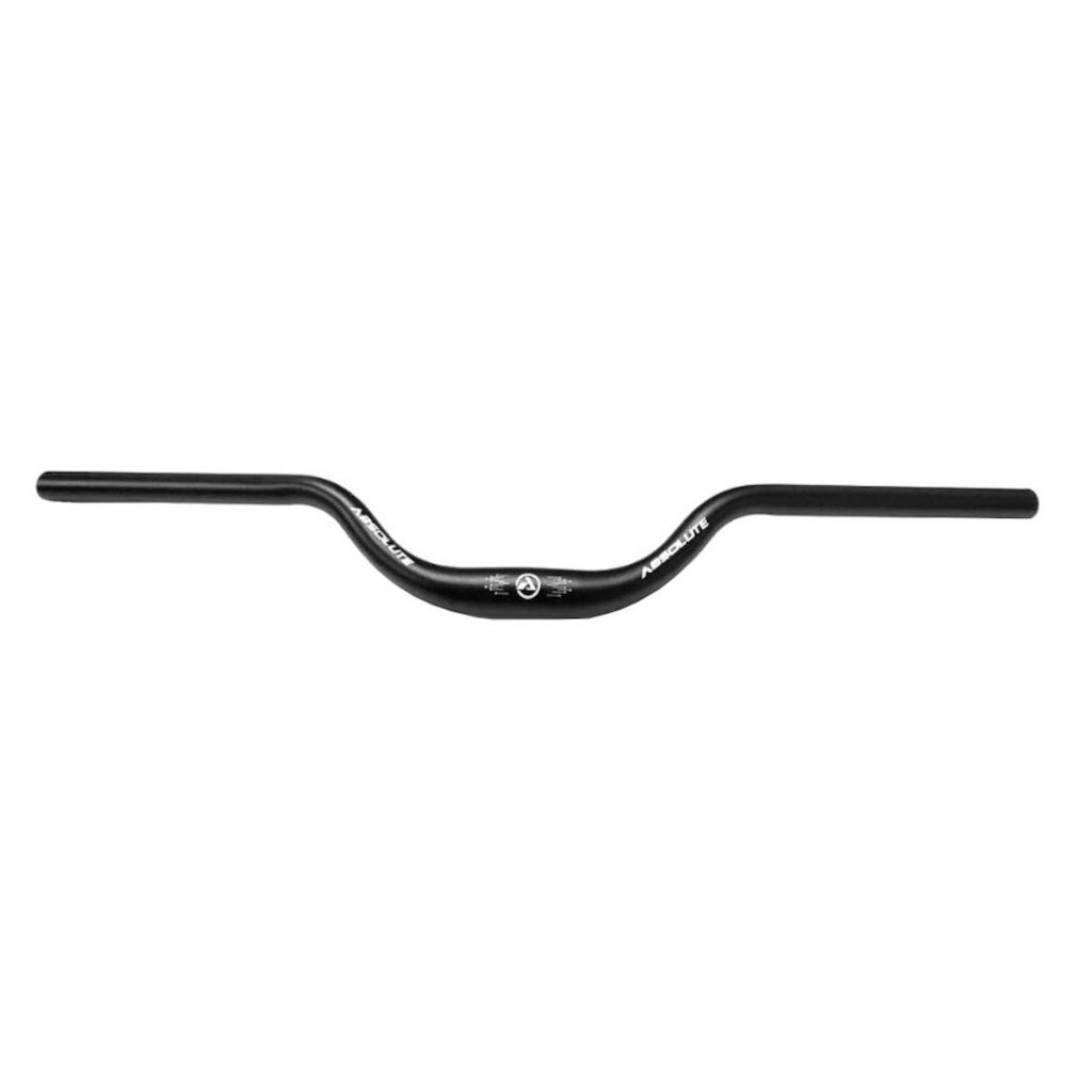 GUIDÃO ABSOLUTE NERO CURVO ALUMÍNIO 31.8X720MM X 60MM PRETO