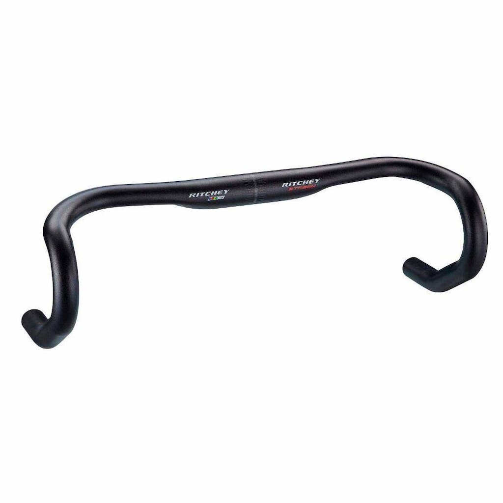 Guidão Wcs Streem Ii Bb Black 400/125mm Drop Ritchey Logic