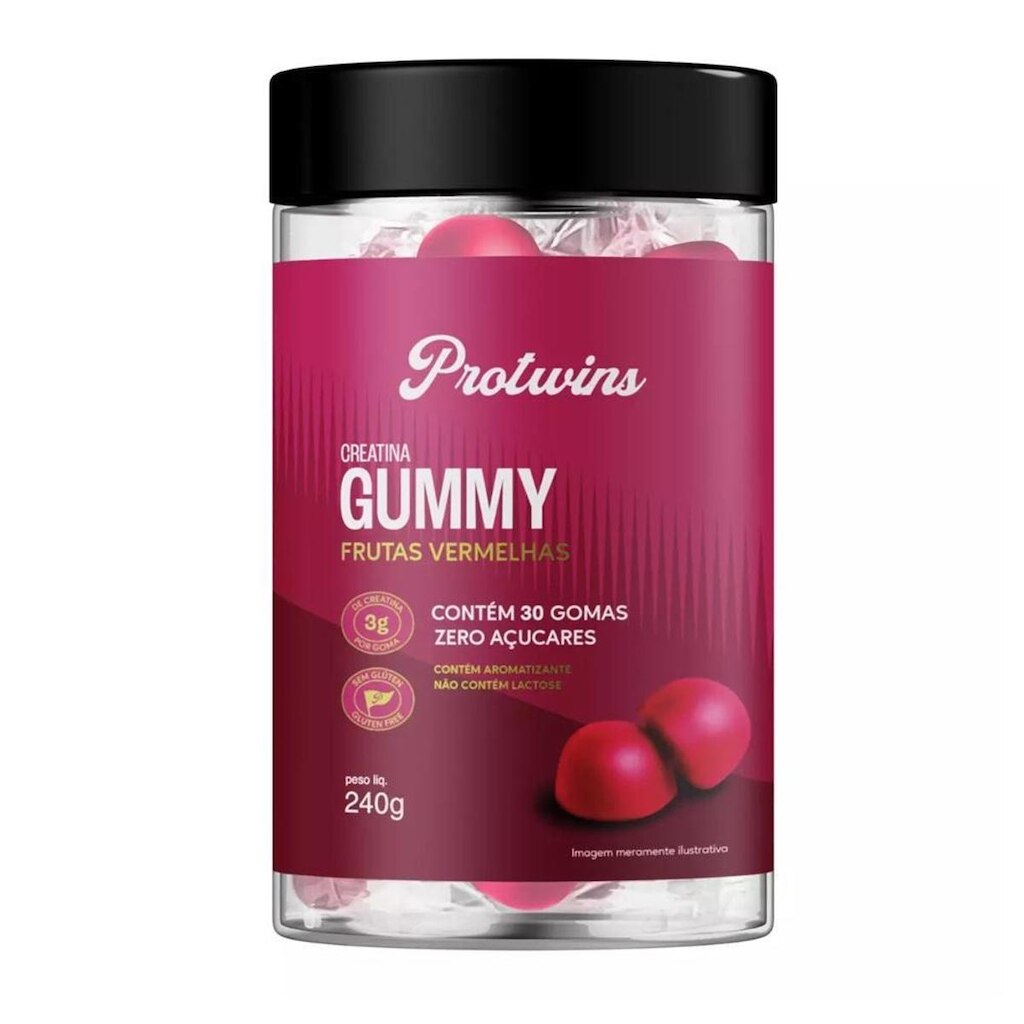 Gummy de Creatina Frutas vermelhas - Protwins 240g