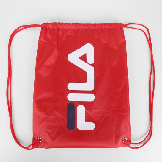 Gym Sack Fila Active - Vermelho Menor preço em Gym Sack Fila Active - Vermelho