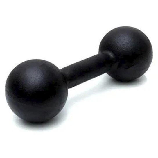 Halter Bola Pintado Academia Musculação Treino em Casa Funcional Fitness - Preto Menor preço em Halter Bola Pintado Academia Musculação Treino em Casa Funcional Fitness - Preto