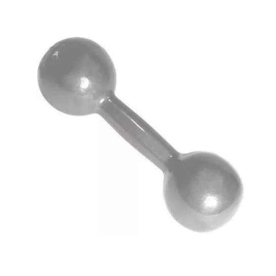 Halter IBJ Plastificado 3Kg - Cinza Menor preço em Halter IBJ Plastificado 3Kg - Cinza