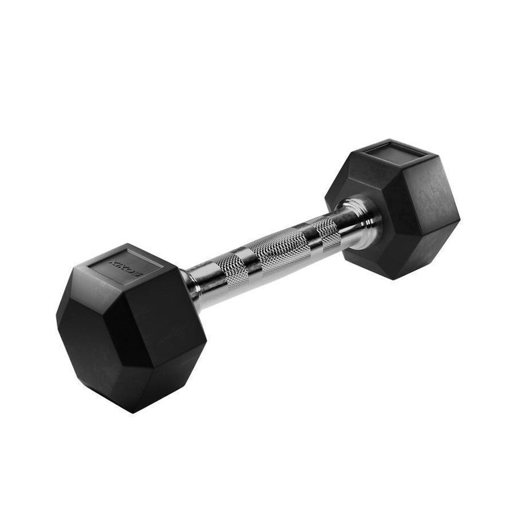 Halter Sextavado Rubber Kikos Pro 8kg