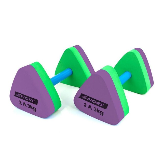 Halter Triangular EVA Para Hidroginástica 2 A 3 Kg Fiore