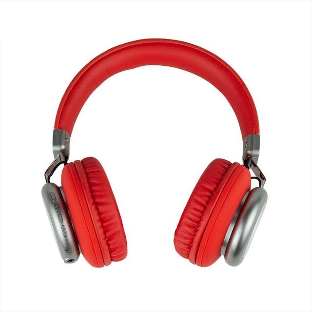 Headphone Bluetooth e Microfone Super Bass - Vermelho Menor preço em Headphone Bluetooth e Microfone Super Bass - Vermelho