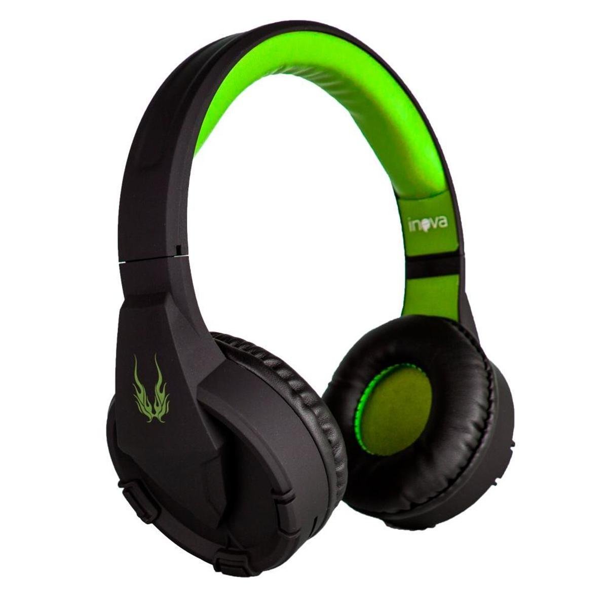 Headphone Fire Fone de Ouvido Bluetooth Estéreo Sem Fio Com Microfone -  Verde | Netshoes