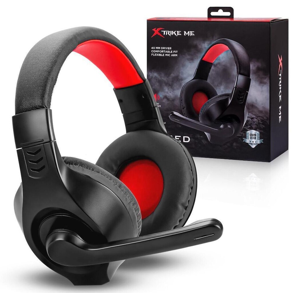 Headset Gamer 40Mm Com Fio e Microfone Xtrikeme Hp312